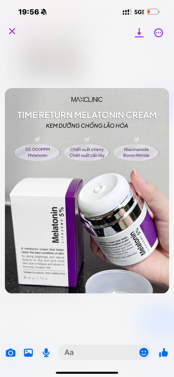 Melatonin Maxclinic 5%