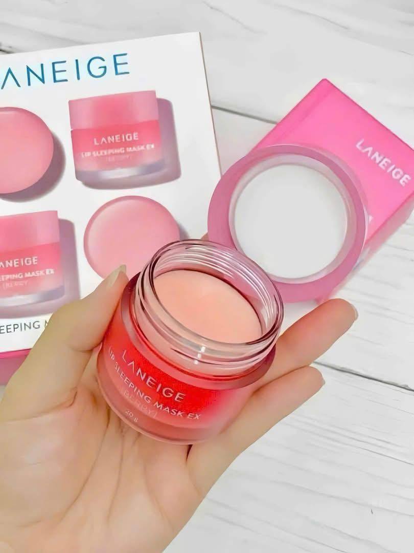 Set mặt nạ ngủ dưỡng môi Laneige Lip Sleeping Mask Ex Berry (20g x 4)